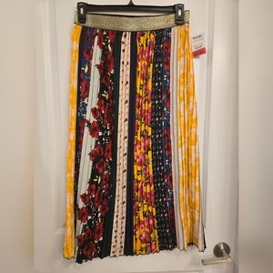 Floral and Patterned Maxi Skirt